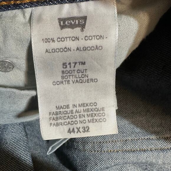 Levi's 517 Boot Cut Denim Jeans Sz 44x32 - Picture 7 of 7